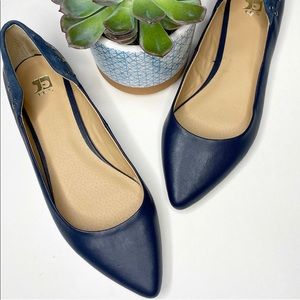 Joe's Jeans Shoes - Joe’s // Pointed Toe Blue Studded Flats Joe's Jeans Shoes - Joe’s // Pointed Toe Blue Studded Flats